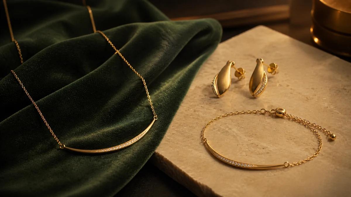 Fine jewellery on display